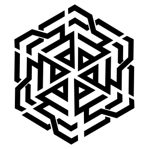 Geometric Mandala Knot Pattern PNG