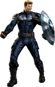 Captain America Shield Pose PNG