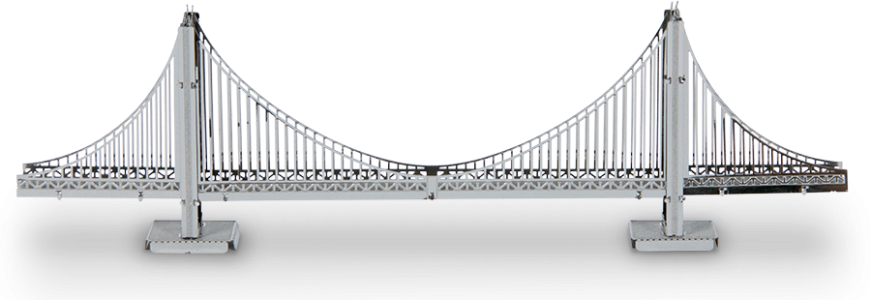 Metal Bridge Model PNG
