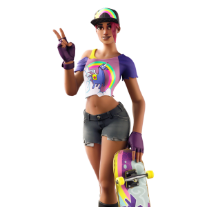 Fortnite Female Skater Skin PNG