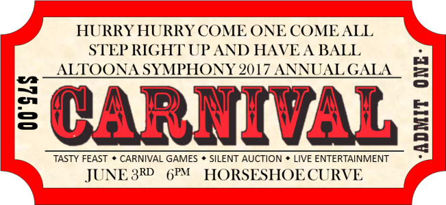 Free Carnival Symphony Ticket PNG