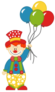 Free Clown Cartoon Character PNG