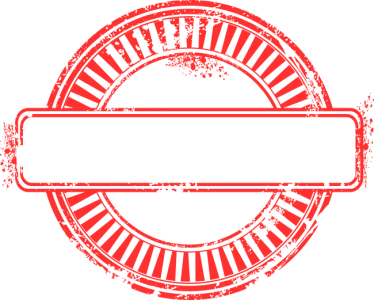 Free Red Grunge Stamp Frame PNG