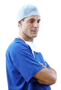 Male Doctor Surgeon in Uniform Clipart