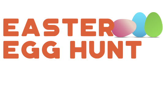 Easter Egg Hunt Text Graphic Free PNG