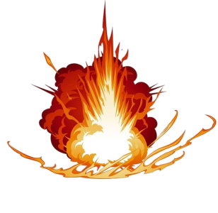 Explosion Fireball Graphic Free PNG