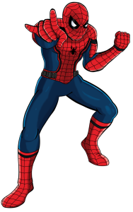 Spider-Man Superhero Action Clipart
