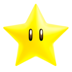 Super Mario Super Star Clipart
