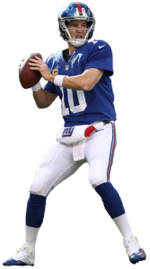 Eli Manning Throwing Football Free PNG
