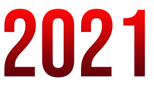 Red 2021 Text Free PNG