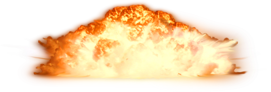 Explosion Fireball Effect Free PNG