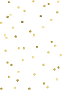 Gold Confetti Dots Transparent Background