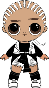LOL Surprise Swag Doll Vector Free PNG