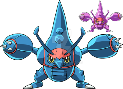 Heracross Pokemon Illustration Transparent Background