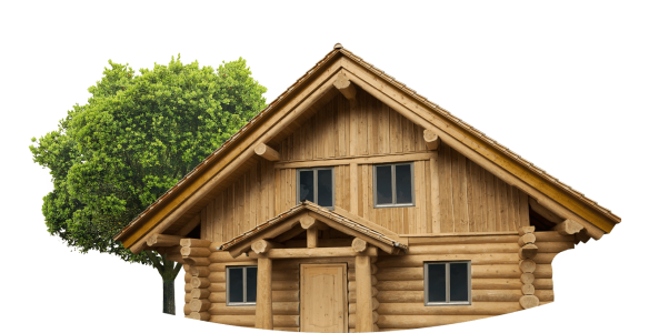 Wooden Log Cabin House Free PNG
