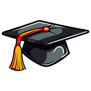 Graduation Cap Mortarboard Vector Clipart