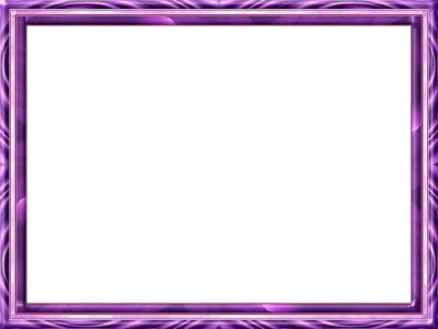 Purple Glowing Picture Frame Border Free PNG