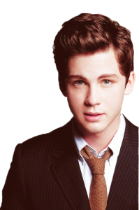 Logan Lerman Actor Portrait PNG Image