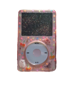 Custom Pink Glitter iPod Classic Clipart