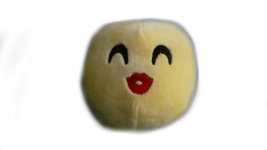 Yellow Kiss Emoji Plush Toy Clipart