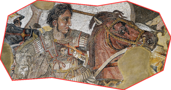 Alexander the Great Mosaic Free PNG Image