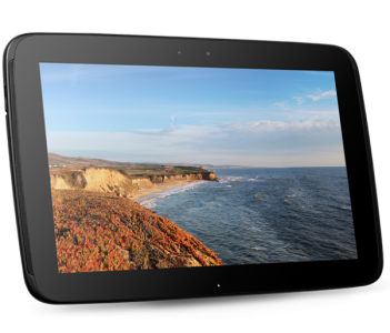 Tablet Coastline Landscape Free PNG Image