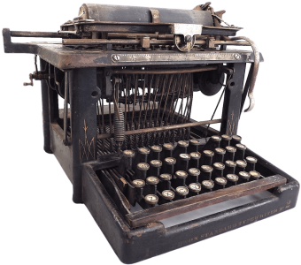 Old Antique Typewriter PNG Image