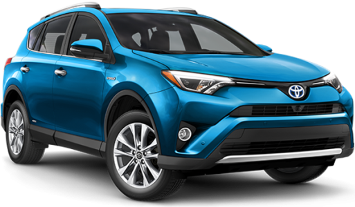 Blue Toyota SUV Free PNG Image