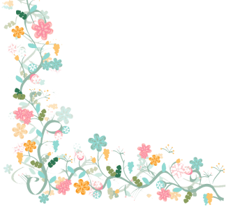 Floral Vine Corner Free PNG Clipart