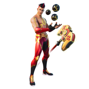 Fortnite Gildedguy Skin Free PNG Image