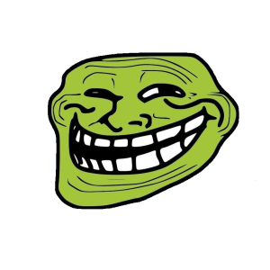 Green Troll Face Meme Free Download PNG