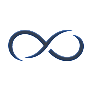 Blue Infinity Symbol Loop PNG Image