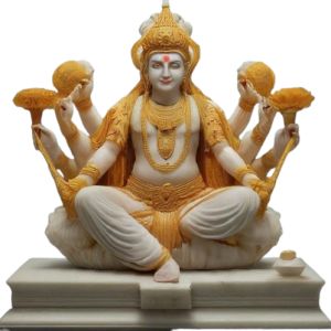 Lord Vishnu Krishna Statue Free PNG