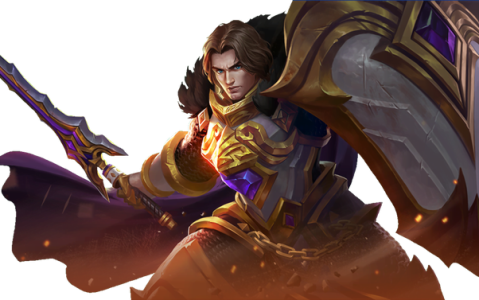 Silver Knight Kneeling Clipart