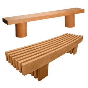 Modern Wooden Bench 1 PNG Image