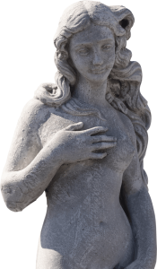 Stone Statue of Woman Free PNG