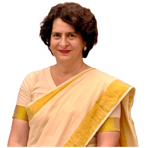 Priyanka Gandhi Portrait Transparent Background