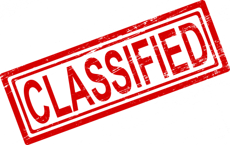 Red Classified Stamp Free PNG