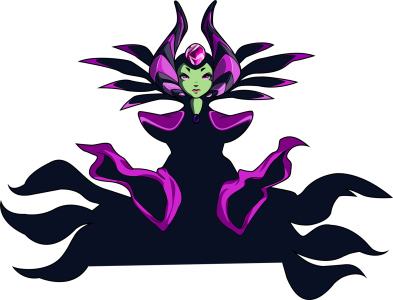 Dark Queen Sorceress Free PNG