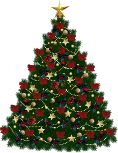 Decorated Christmas Tree Free PNG