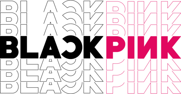Blackpink Typography Logo PNG Image