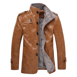 Brown Leather Jacket Free PNG