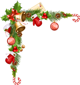 Christmas Corner Decor Free Clipart