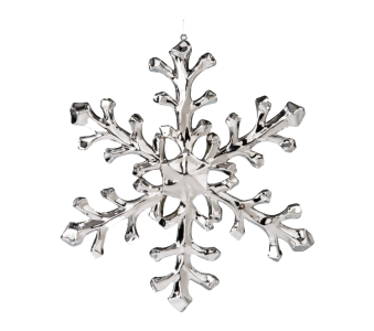 Silver Snowflake Free Clipart