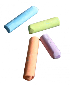 Colorful Chalks Free Clipart
