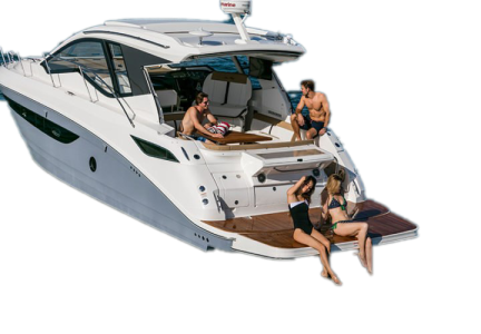 Luxury Motor Yacht Boat Free PNG