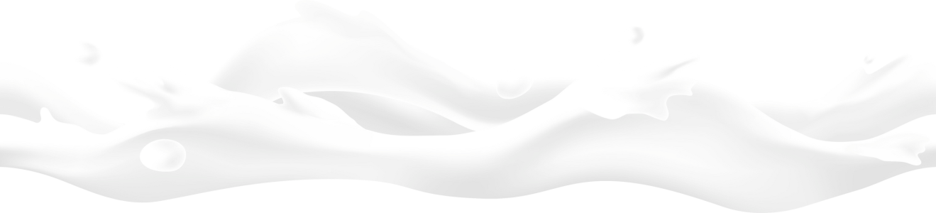 White Milk Splash Wave Banner Free Clipart
