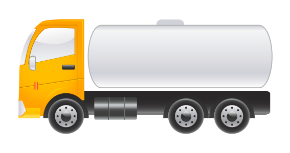 Yellow Fuel Tanker Truck Free Clipart