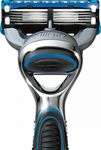 Gillette Men Razor Blade Close Up PNG Image