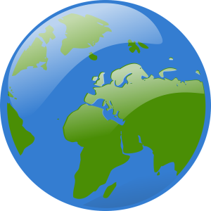 Earth Globe World Map Illustration Transparent Background
